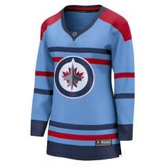 Winnipeg Jets Fanatics Women's Alternate Anniversary Breakaway Jersey - Light Blue Jerseys