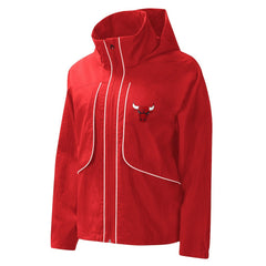 Chicago Bulls G-III 4Her by Carl Banks Women's Last Shot Full-Zip Hoodie sale - Red discount