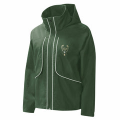Milwaukee Bucks G-III 4Her by Carl Banks Women's Last Shot Full-Zip Hoodie - Hunter Green shop
