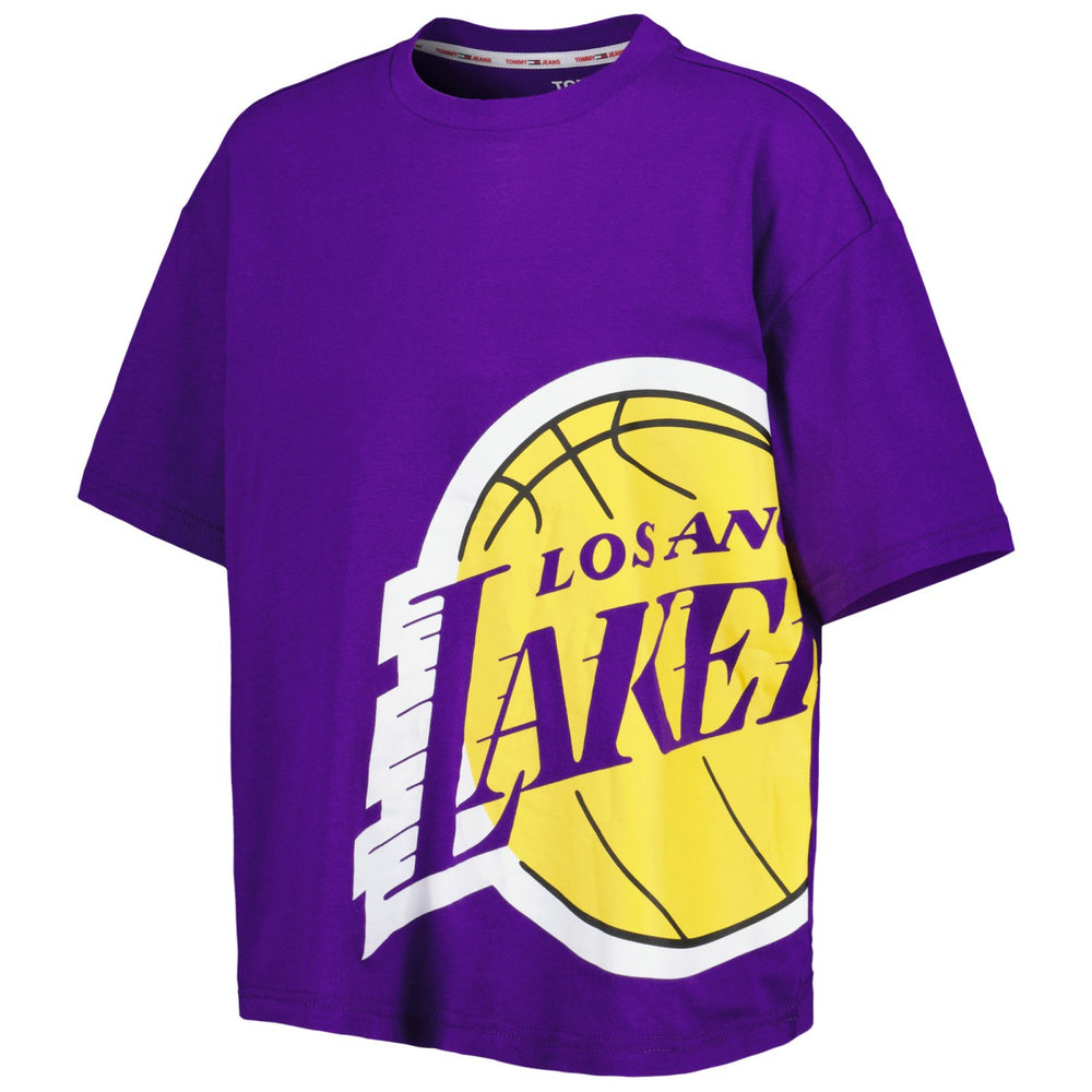 Los Angeles Lakers Tommy Jeans Women's Bianca T-Shirt - Purple discount