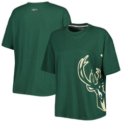 Milwaukee Bucks Tommy Jeans Women's Bianca T-Shirt - Hunter Green shop