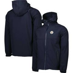 Manchester City Three-Layer Full-Zip Hooded Jacket - Navy cheap