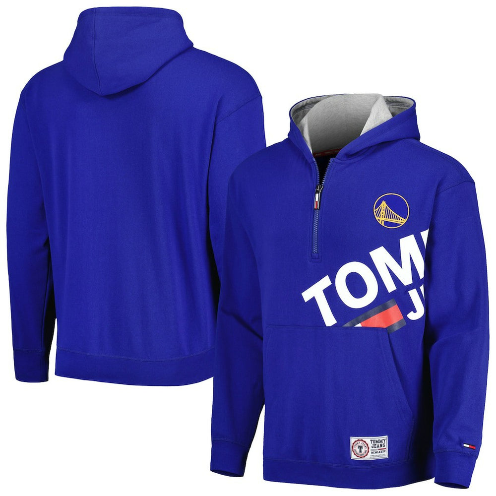Golden State Warriors Tommy Jeans Bernard Half-Zip Hoodie sale - Royal sale