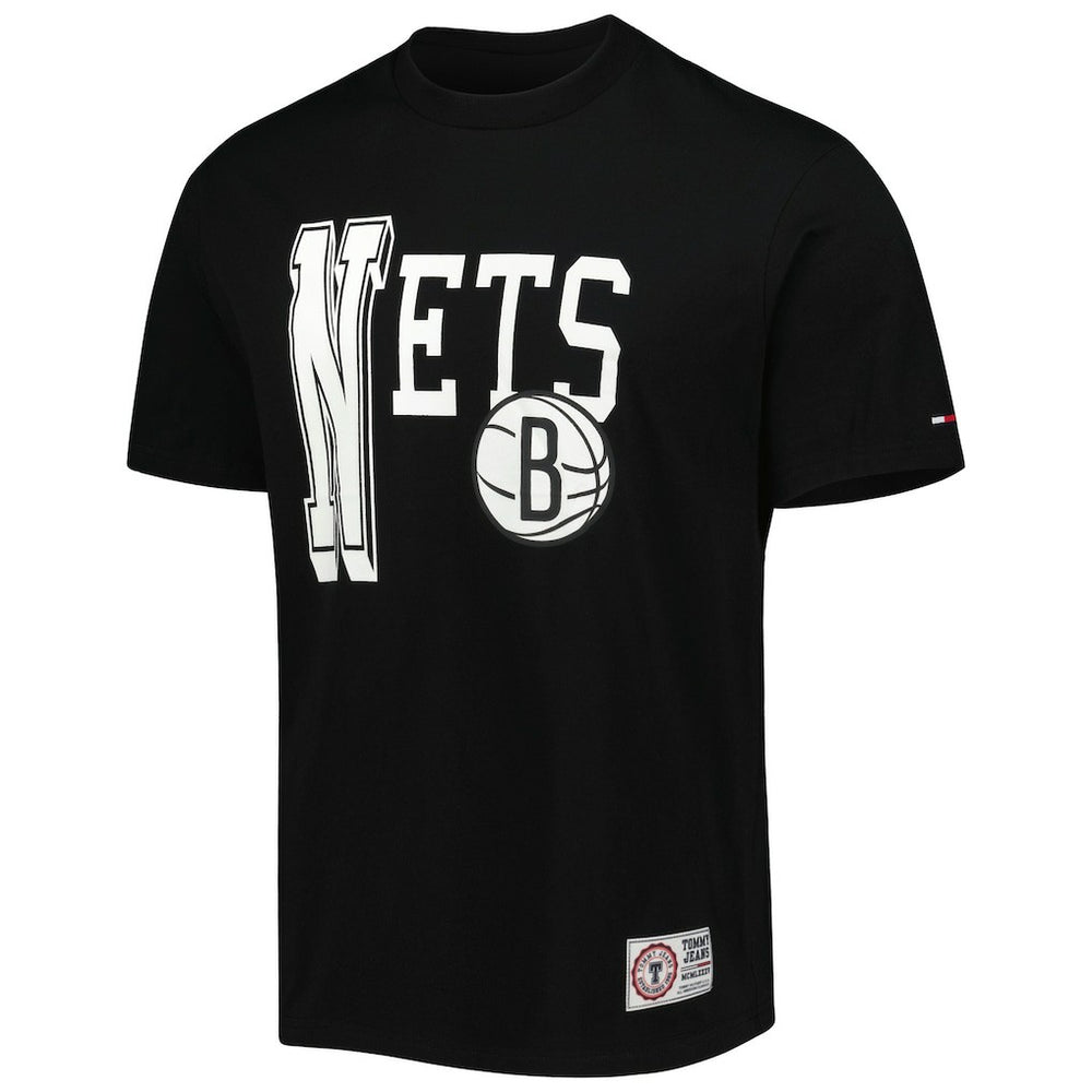 Brooklyn Nets Tommy Jeans Mel Varsity T-Shirt - Black online