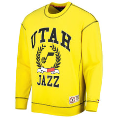 Utah Jazz Tommy Jeans Peter French Terry Pullover Sweatshirt - Gold cheap