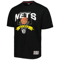 Brooklyn Nets Tommy Jeans Tim Backboard T-Shirt - Black shop