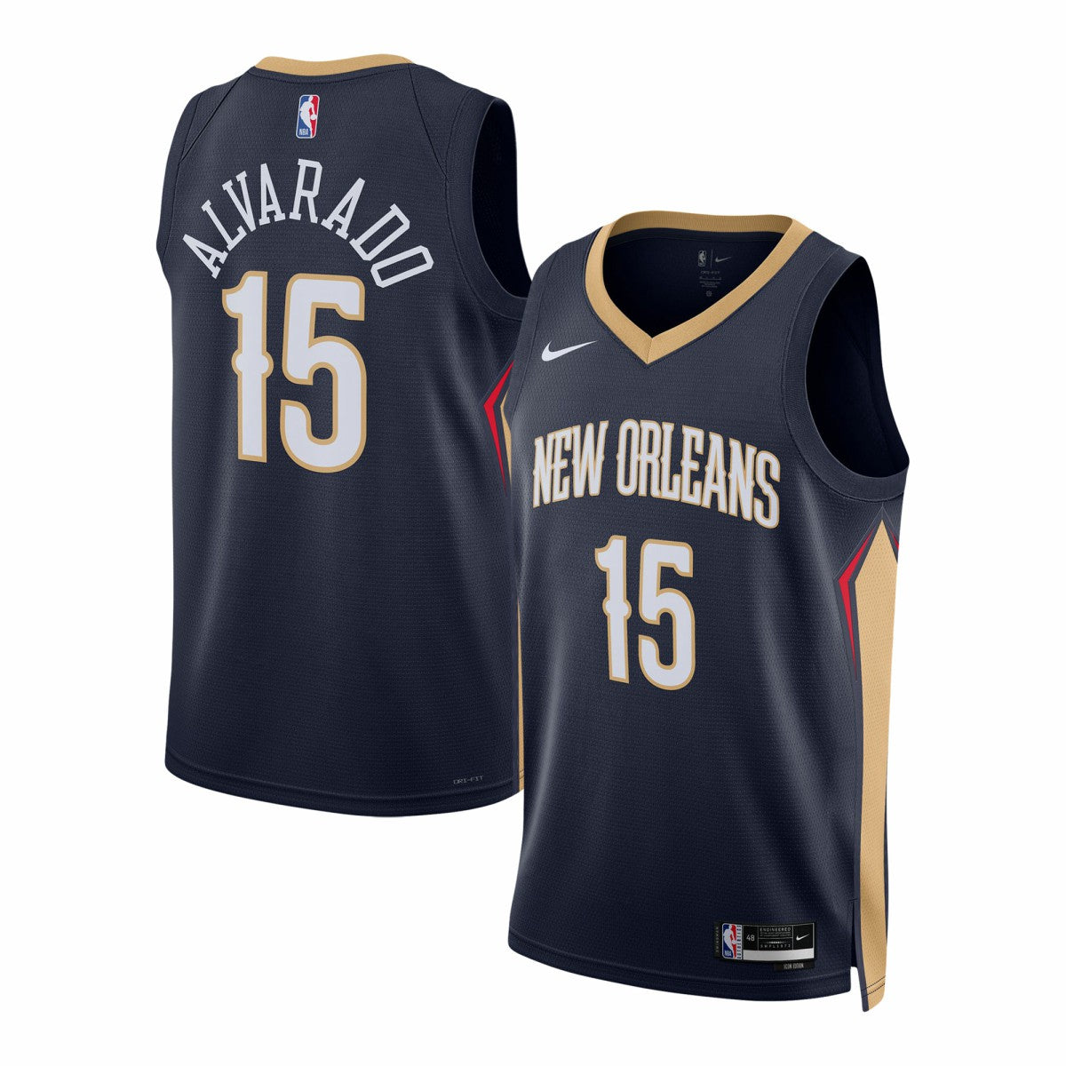 Jose Alvarado New Orleans Pelicans Unisex Swingman Jersey - Icon Edition - Navy sale