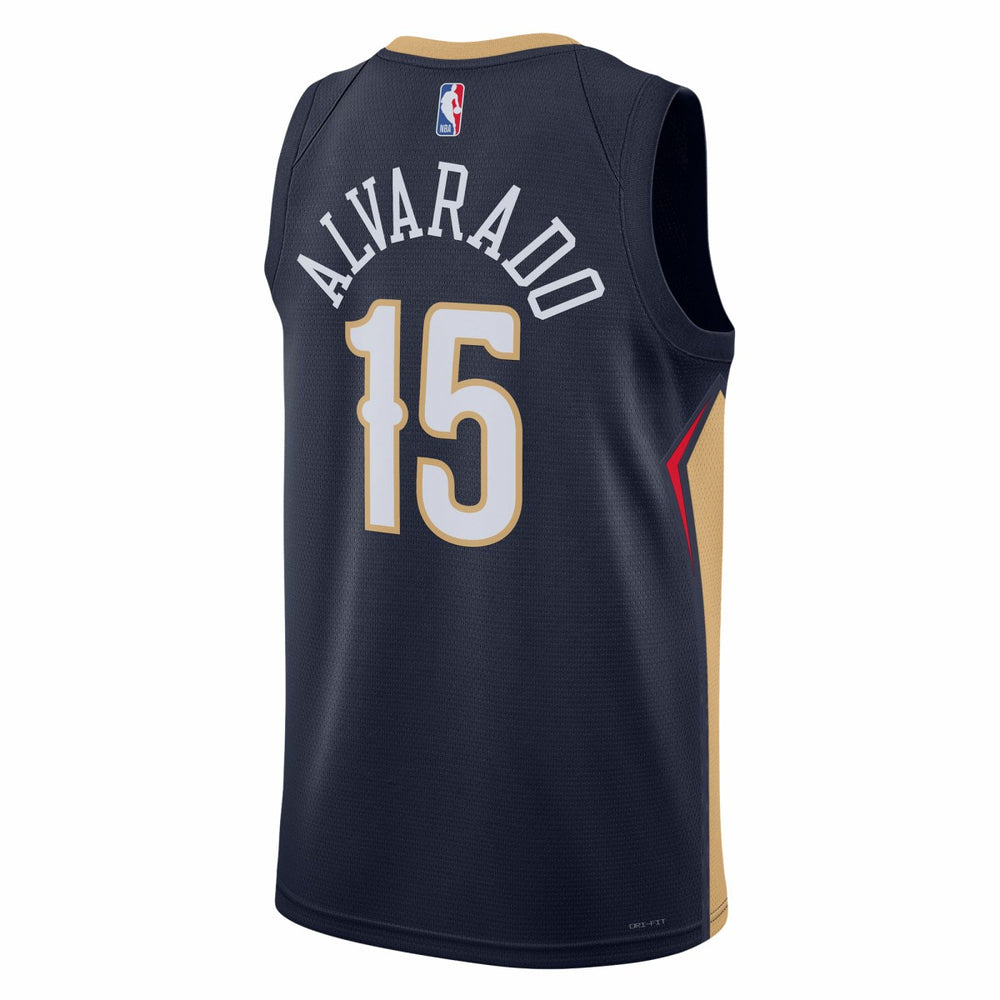 Jose Alvarado New Orleans Pelicans Unisex Swingman Jersey - Icon Edition - Navy sale