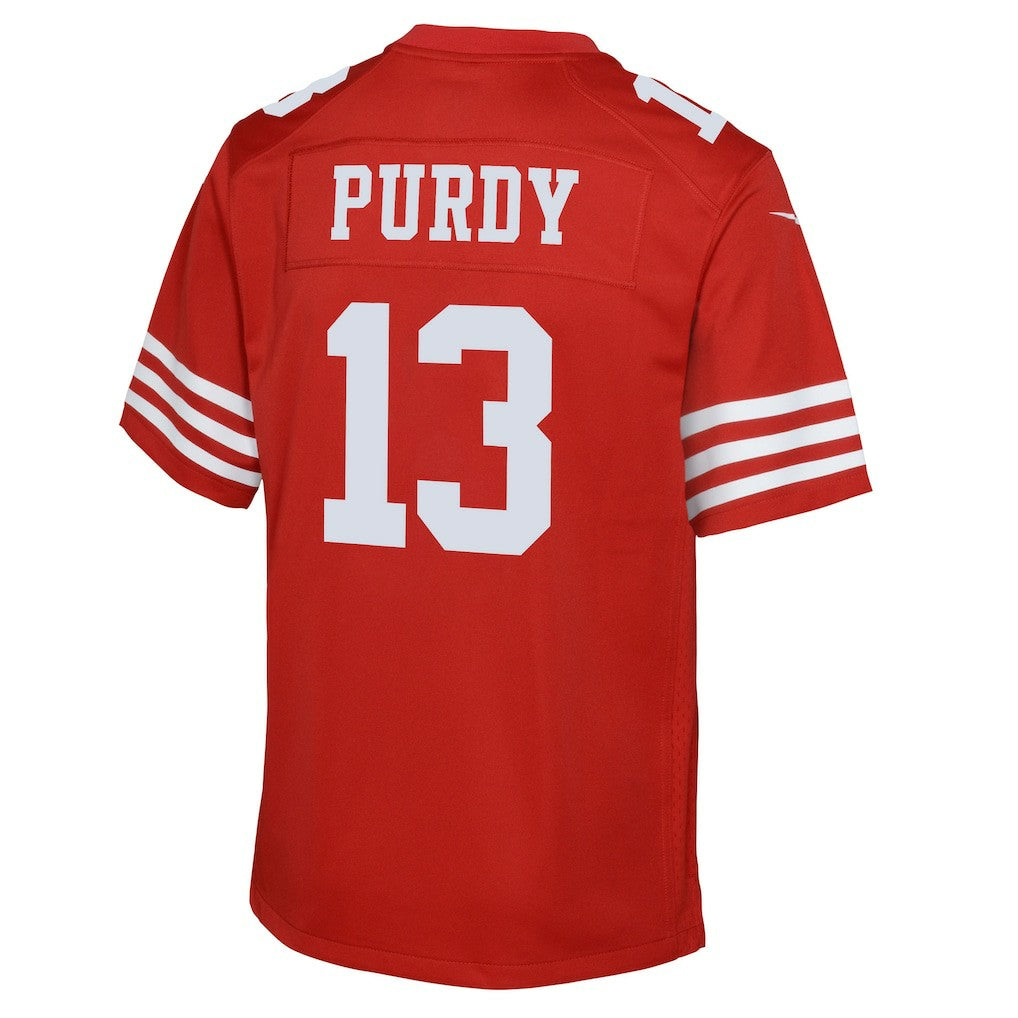 Brock Purdy San Francisco 49ers Youth Game Jersey - Scarlet outlet