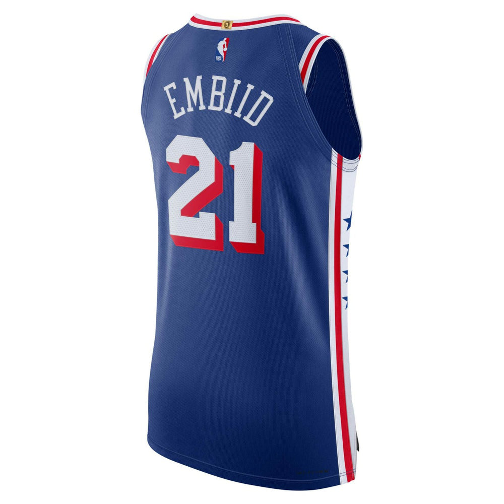 Joel Embiid Philadelphia 76ers Authentic Jersey - Icon Edition - Royal on sale