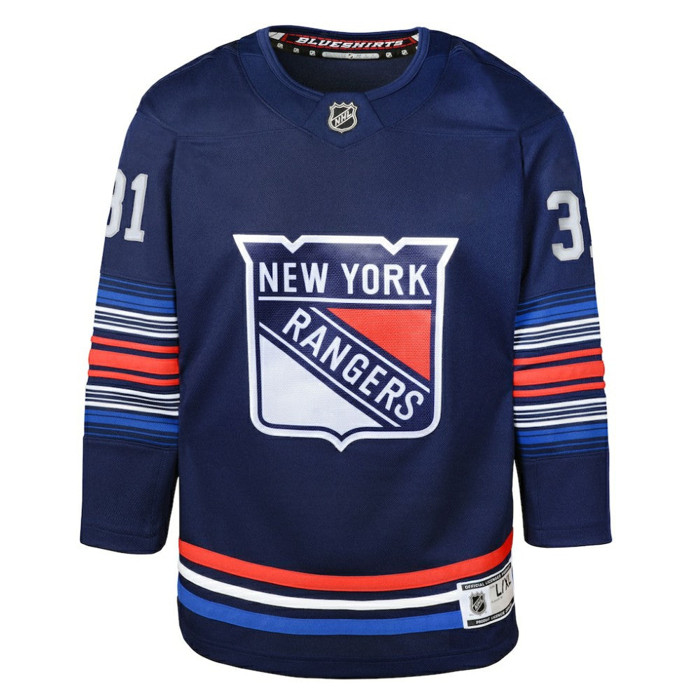 Igor Shesterkin New York Rangers Youth Alternate Premier Player Jersey - Navy Jerseys