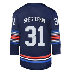 Igor Shesterkin New York Rangers Youth Alternate Premier Player Jersey - Navy Jerseys