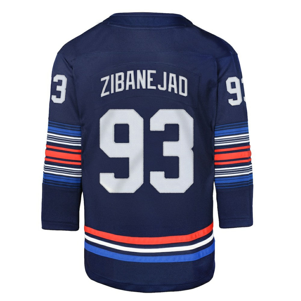 Mika Zibanejad New York Rangers Youth Alternate Premier Player Jersey - Navy Jerseys