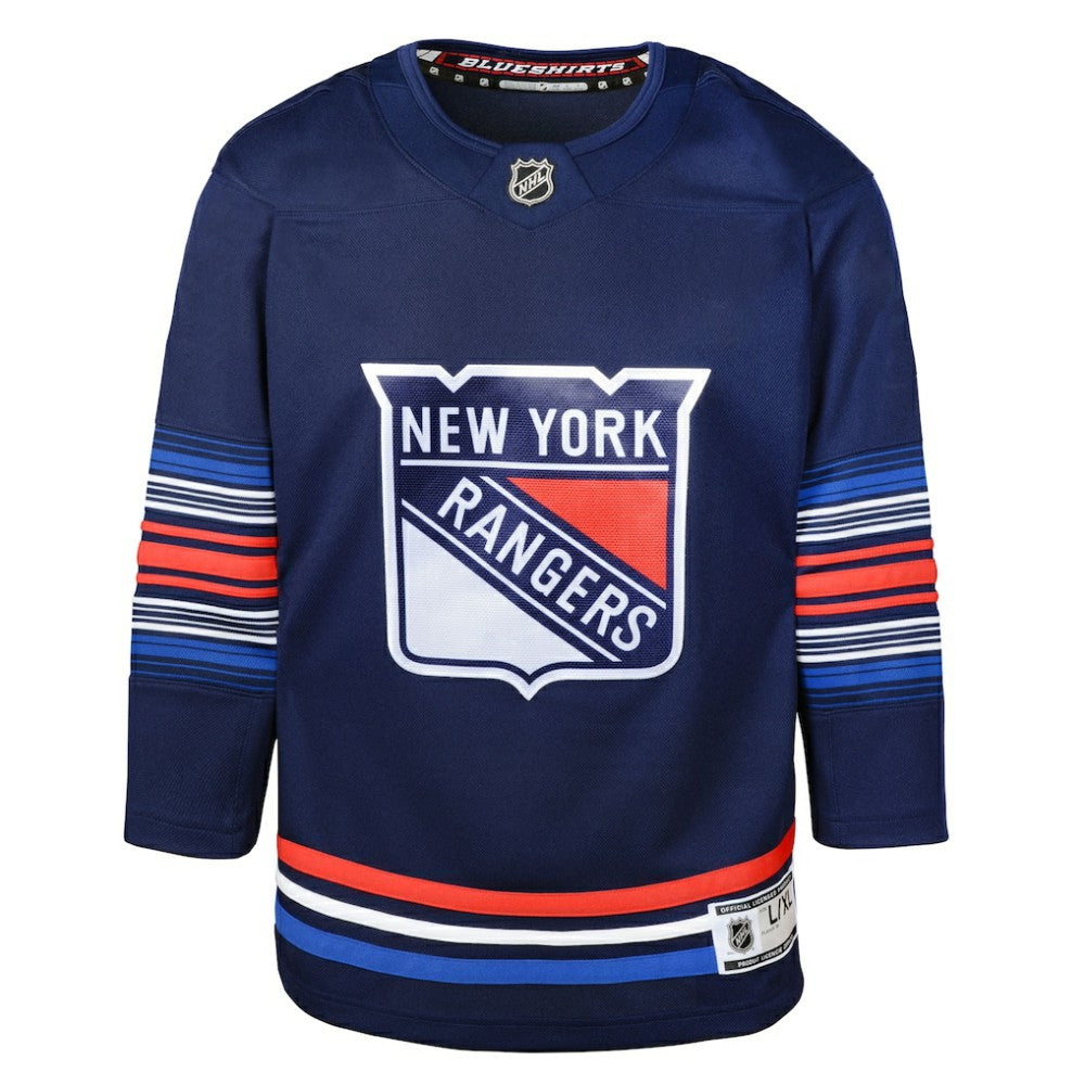 New York Rangers Youth Alternate Premier Jersey - Navy Jerseys