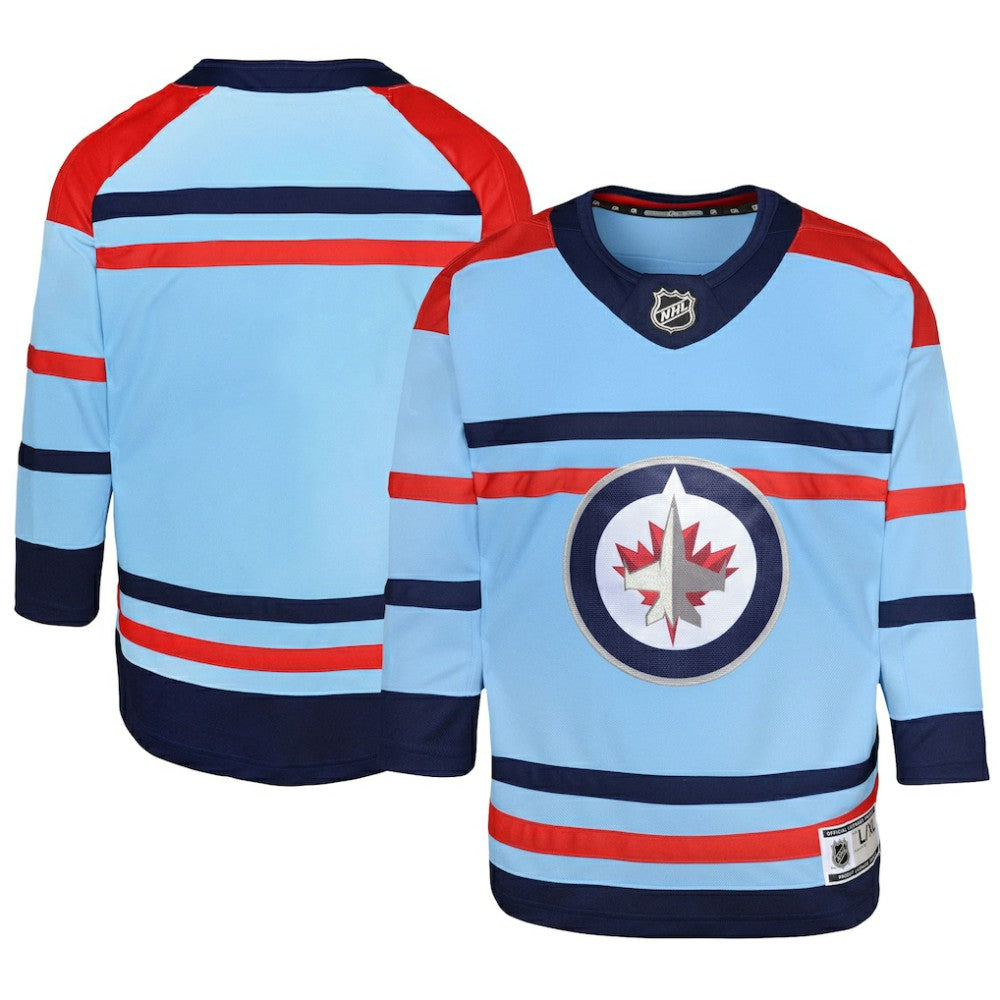 Winnipeg Jets Youth Anniversary Premier Jersey - Light Blue Jerseys