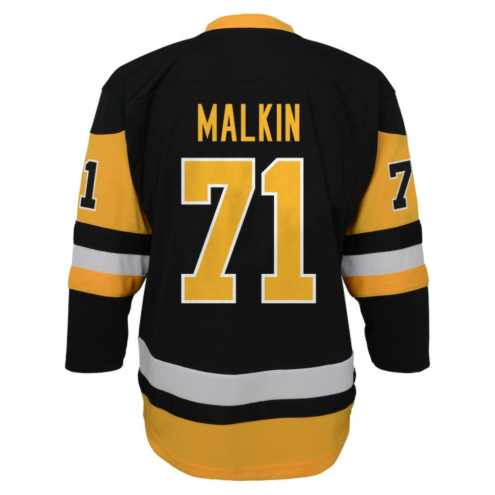 Evgeni Malkin Pittsburgh Penguins Youth Home Replica Player Jersey - Black Jerseys