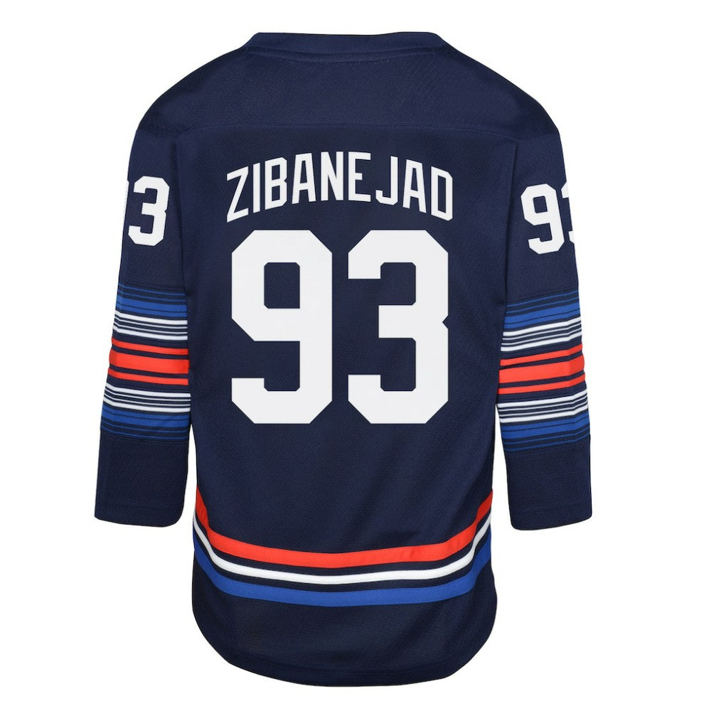 Mika Zibanejad New York Rangers Youth Alternate Replica Player Jersey - Navy Jerseys