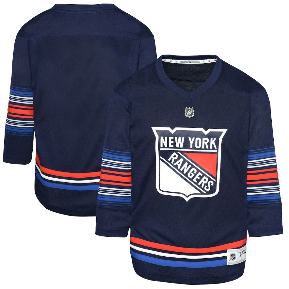 New York Rangers Youth Alternate Replica Jersey - Navy Jerseys