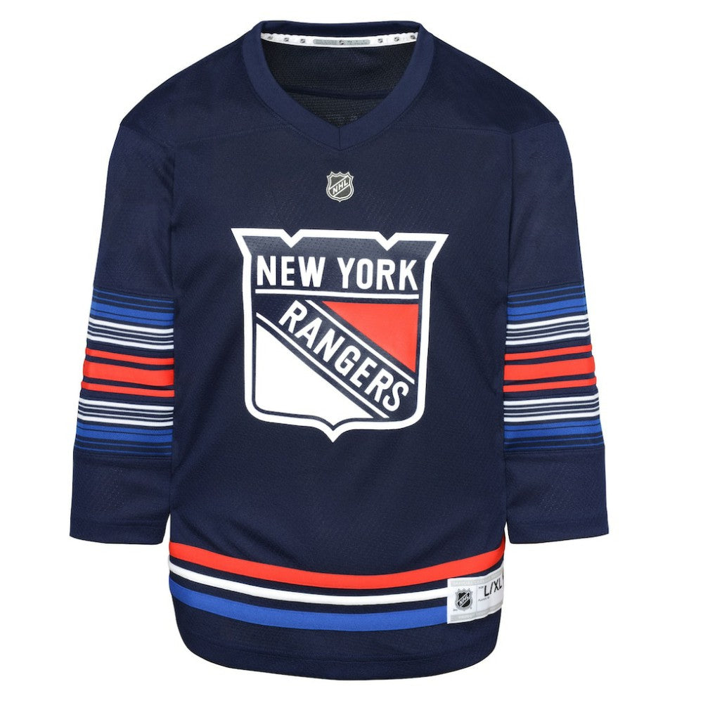 New York Rangers Youth Alternate Replica Jersey - Navy Jerseys