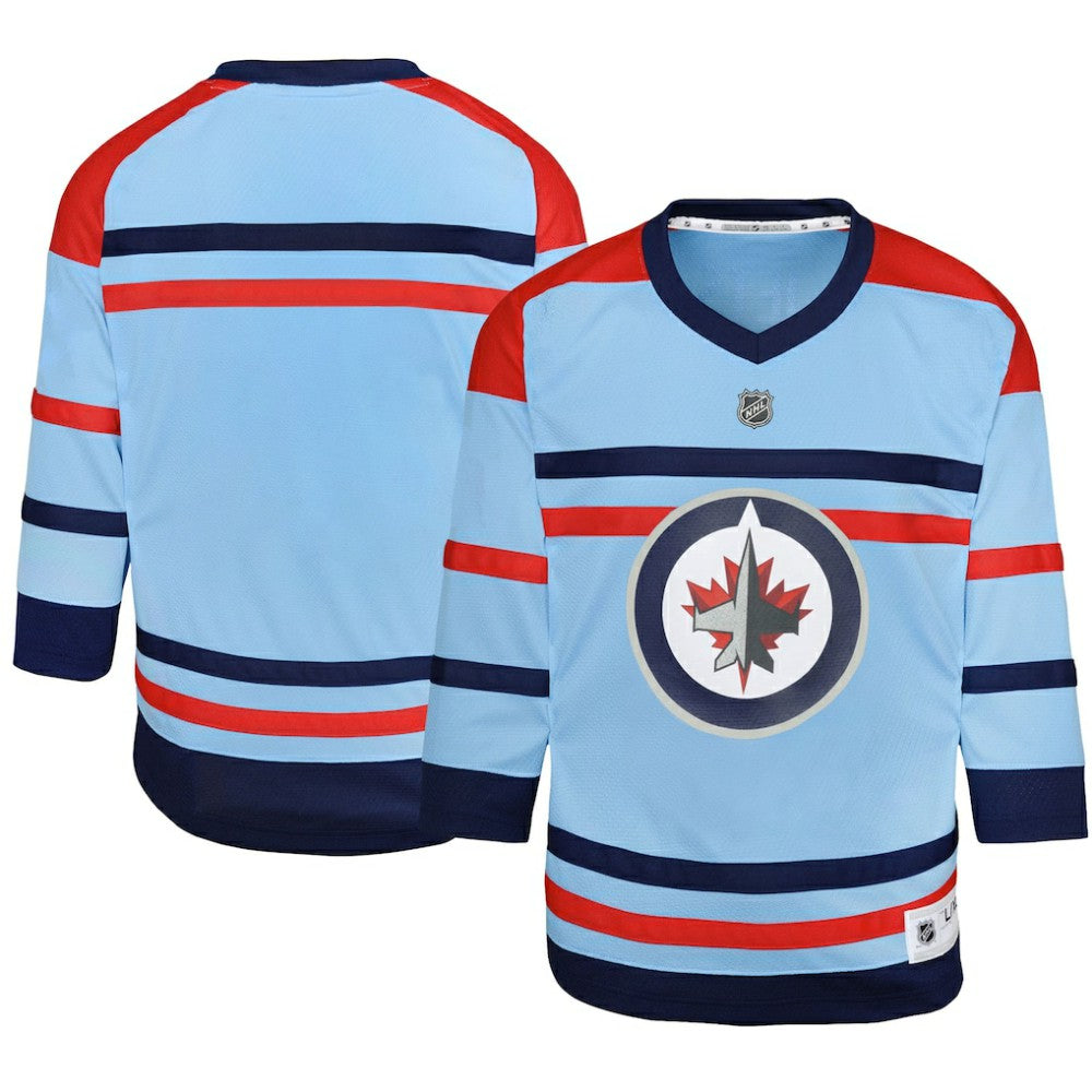 Winnipeg Jets Youth Anniversary Replica Jersey - Light Blue Jerseys