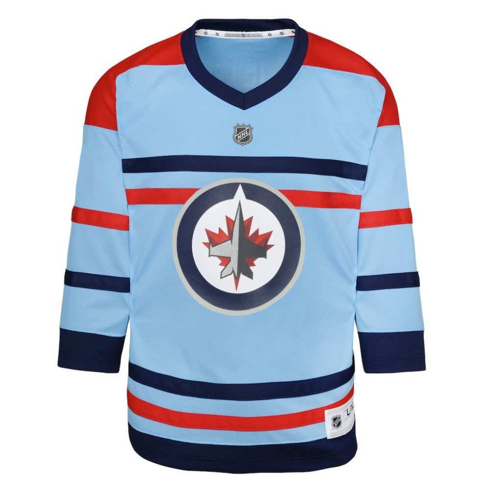 Winnipeg Jets Youth Anniversary Replica Jersey - Light Blue Jerseys