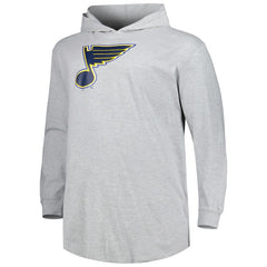 St. Louis Blues Big & Tall Pullover Hoodie - Heather Gray Hoodies
