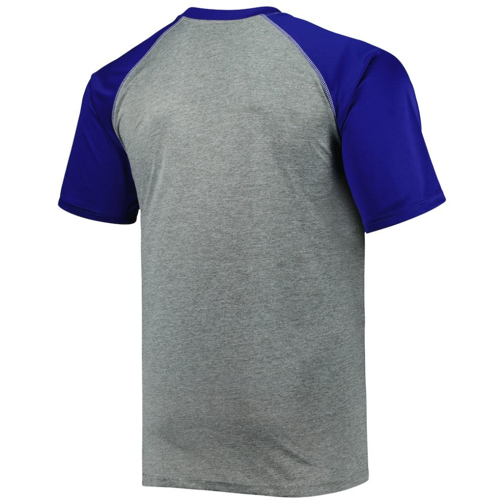 Tampa Bay Lightning Big & Tall Logo Raglan T-Shirt - Heather Gray T-shirts