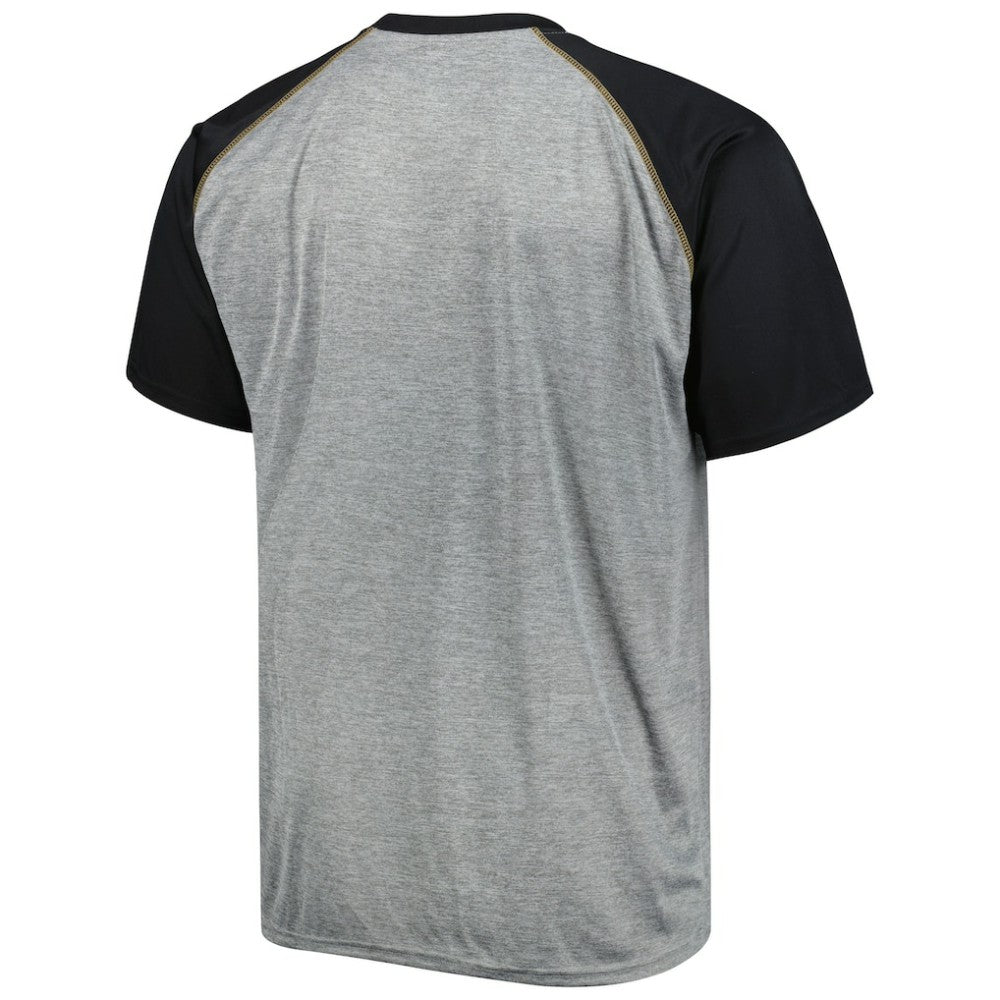 Vegas Golden Knights Big & Tall Logo Raglan T-Shirt - Heather Gray T-shirts