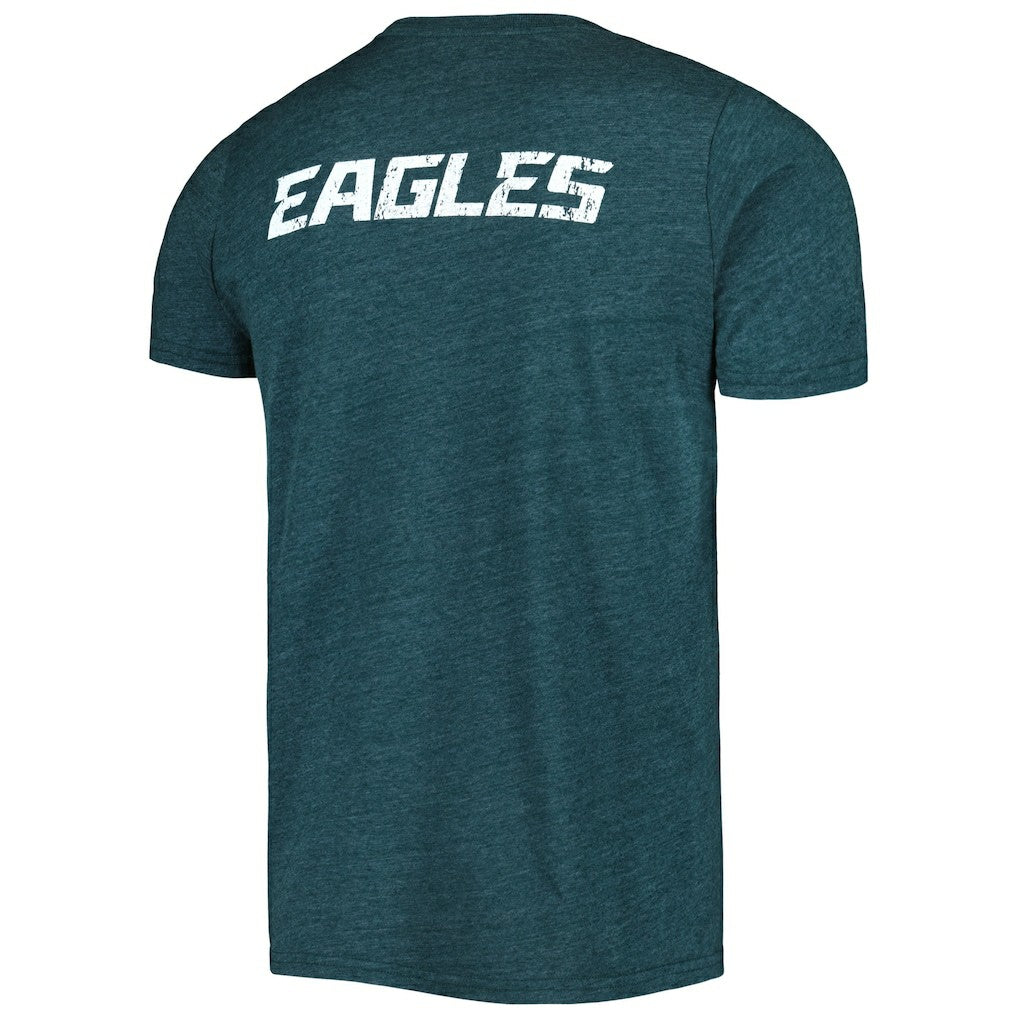 Philadelphia Eagles Majestic Threads Tri-Blend Pocket T-Shirt - Midnight Green cheap
