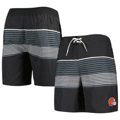 Cleveland Browns G-III Sports by Carl Banks Coastline Volley Swim Shorts - Black on sale