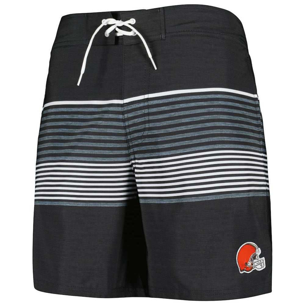 Cleveland Browns G-III Sports by Carl Banks Coastline Volley Swim Shorts - Black on sale