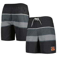Cincinnati Bengals G-III Sports by Carl Banks Coastline Volley Swim Shorts - Black on sale
