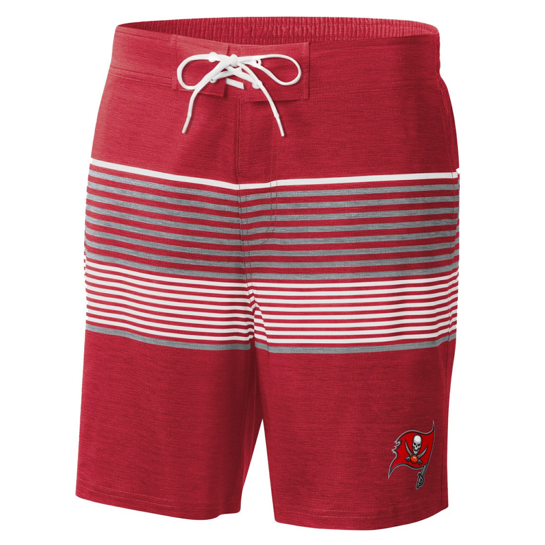 Tampa Bay Buccaneers G-III Sports by Carl Banks Coastline Volley Swim Shorts - Red discount