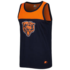 Chicago Bears Starter Logo Touchdown Fashion Tank Top - Navy/Orange outlet