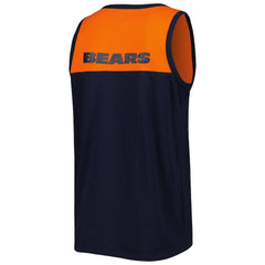 Chicago Bears Starter Logo Touchdown Fashion Tank Top - Navy/Orange outlet
