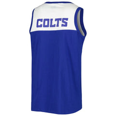 Indianapolis Colts Starter Logo Touchdown Fashion Tank Top - Royal/White outlet