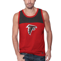 Atlanta Falcons Starter Logo Touchdown Fashion Tank Top - Red/Black for sale