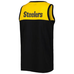 Pittsburgh Steelers Starter Logo Touchdown Fashion Tank Top - Black/Gold discount