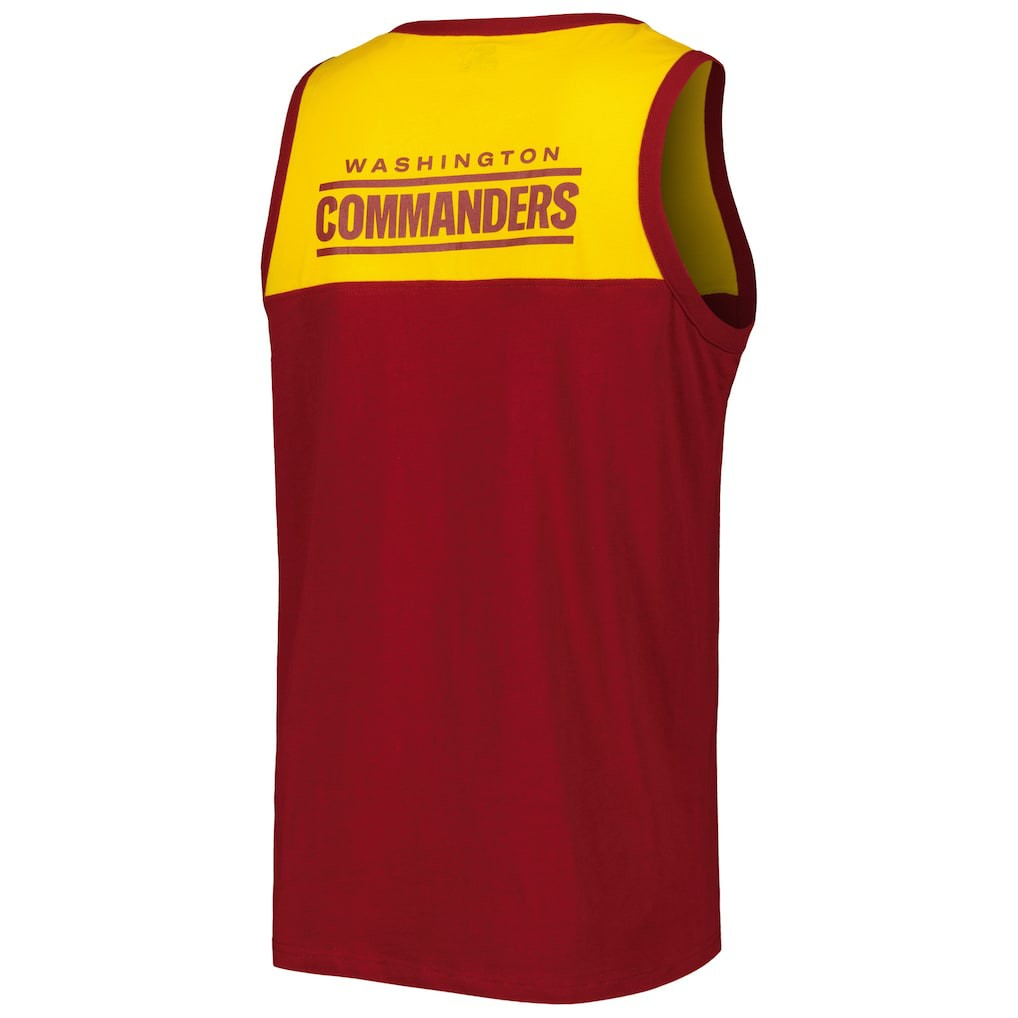 Washington Commanders Starter Logo Touchdown Fashion Tank Top - Burgundy/Gold on sale