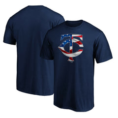 Minnesota Twins Team Banner Wave T-Shirt Navy