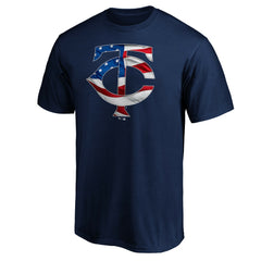 Minnesota Twins Team Banner Wave T-Shirt Navy