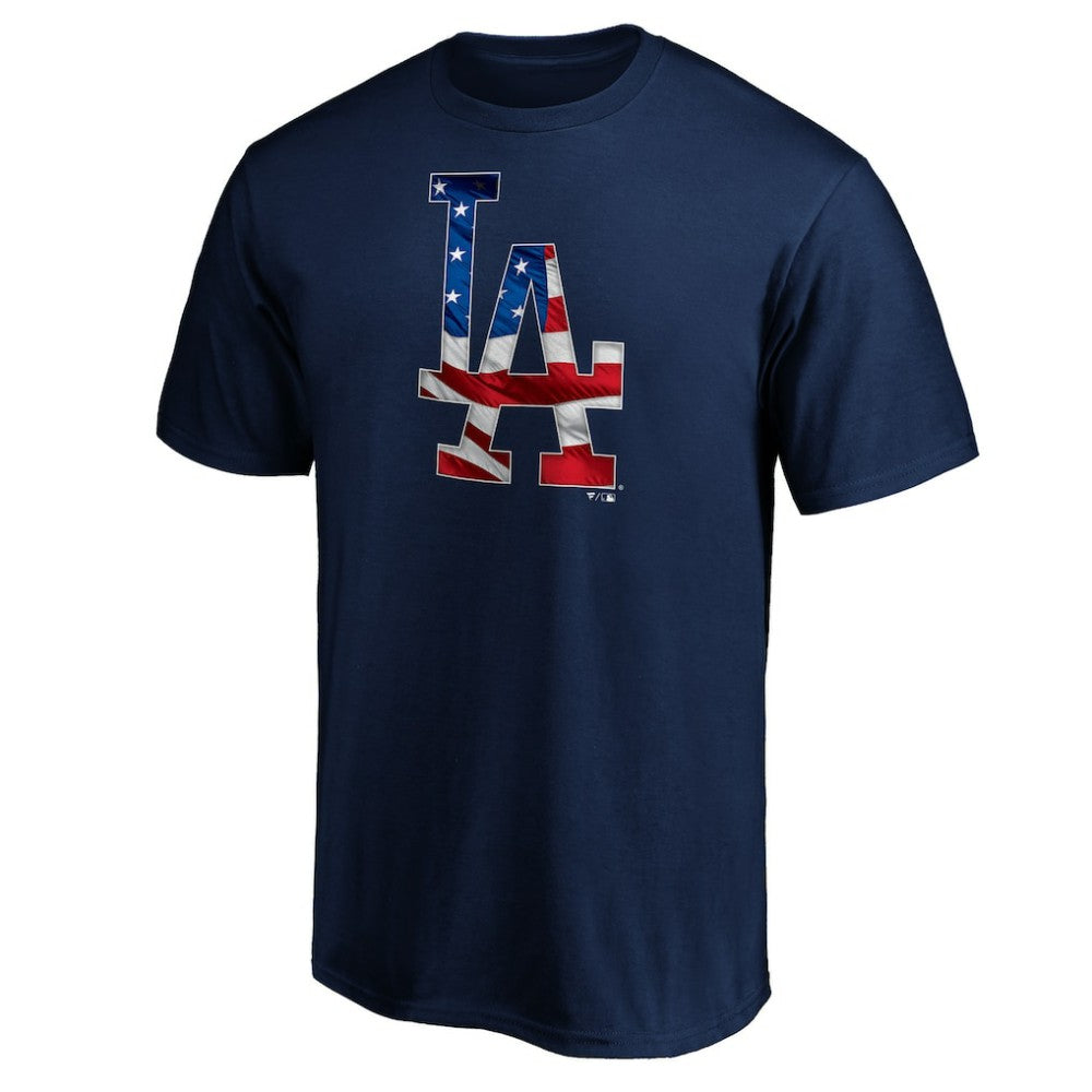 Los Angeles Dodgers Team Banner Wave T-Shirt Navy