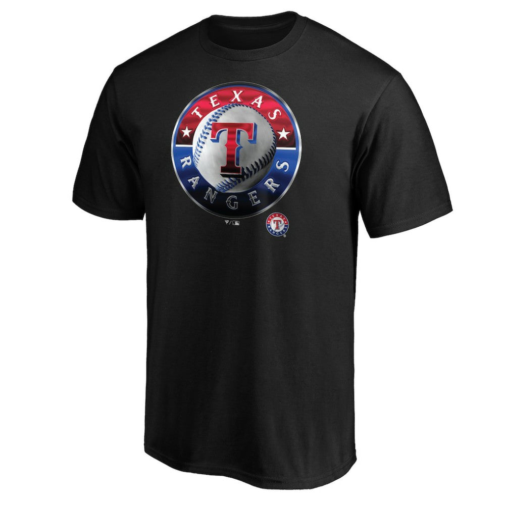 Texas Rangers Team Midnight Mascot T-Shirt Black