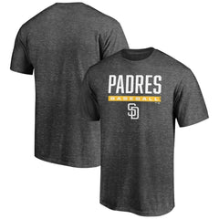 San Diego Padres Team Win Stripe T-Shirt Charcoal