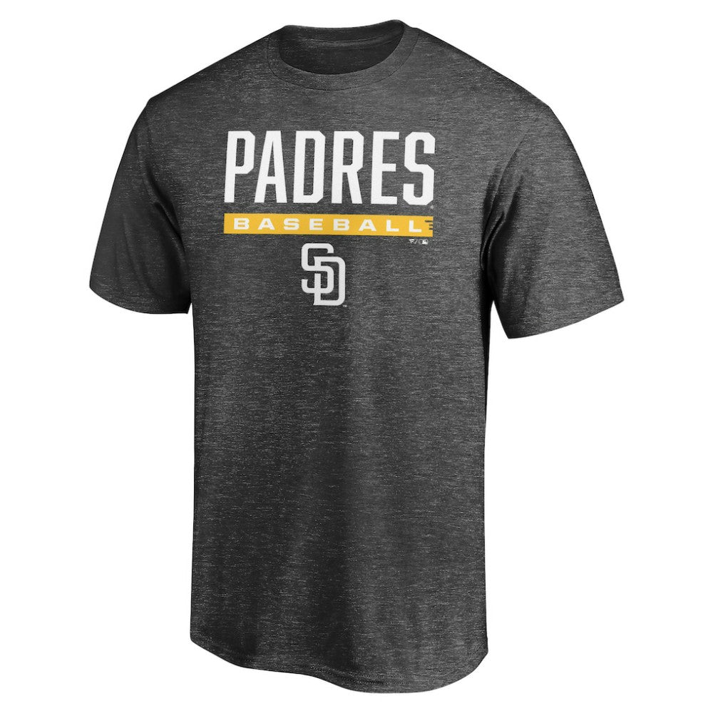 San Diego Padres Team Win Stripe T-Shirt Charcoal