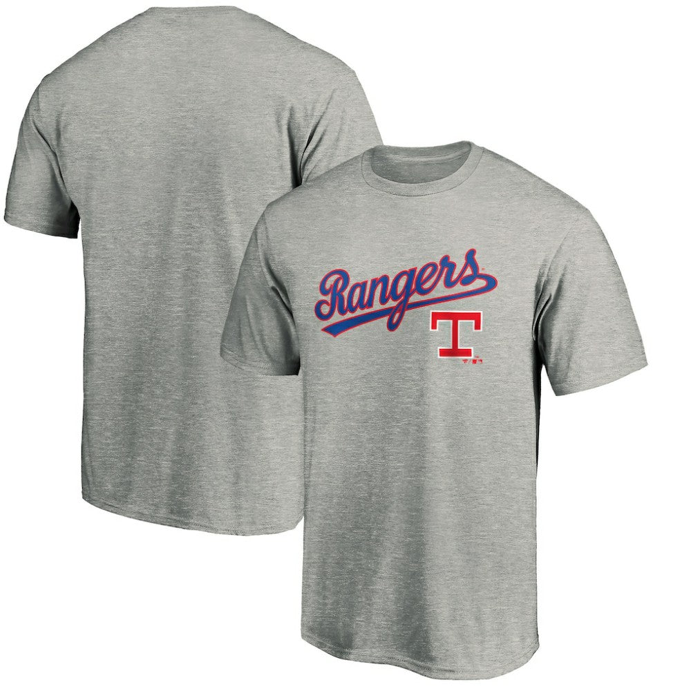 Texas Rangers Team Wahconah T-Shirt Heather Gray