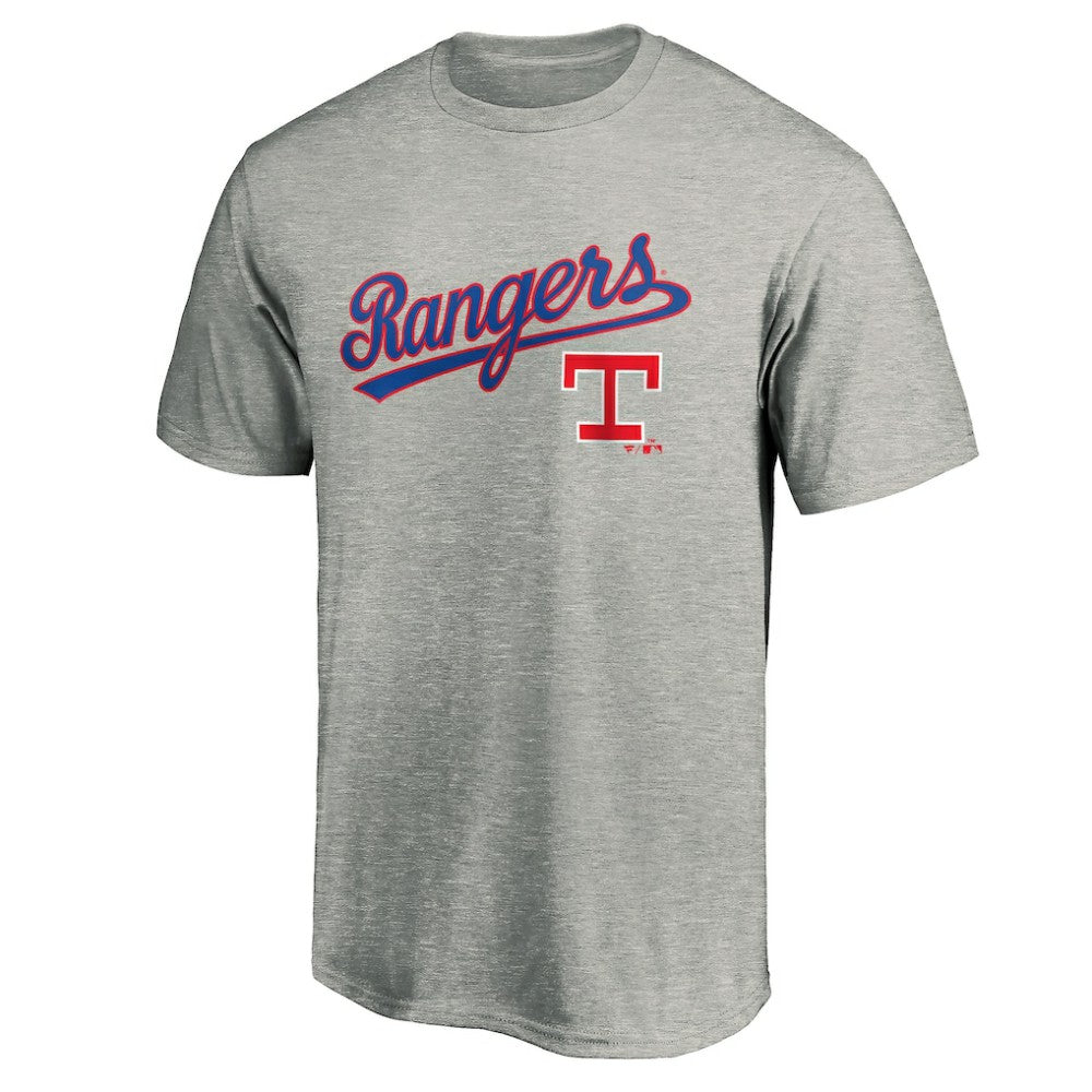 Texas Rangers Team Wahconah T-Shirt Heather Gray
