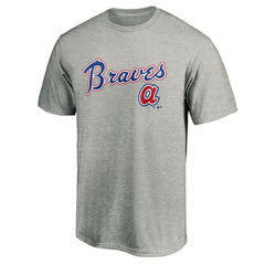 Atlanta Braves Team Wahconah T-Shirt Heather Gray