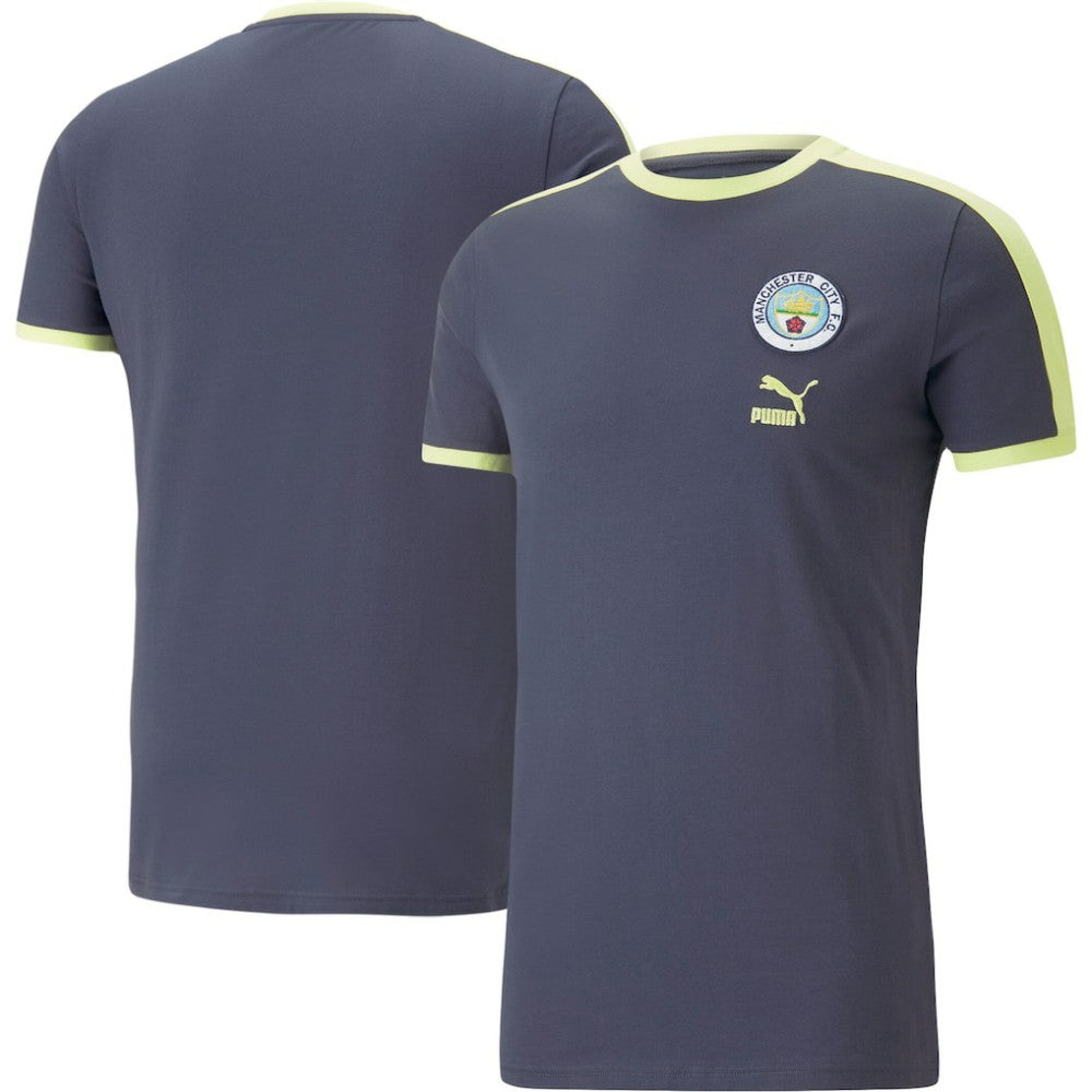 Manchester City ftblHeritage T-Shirt - Navy cheap