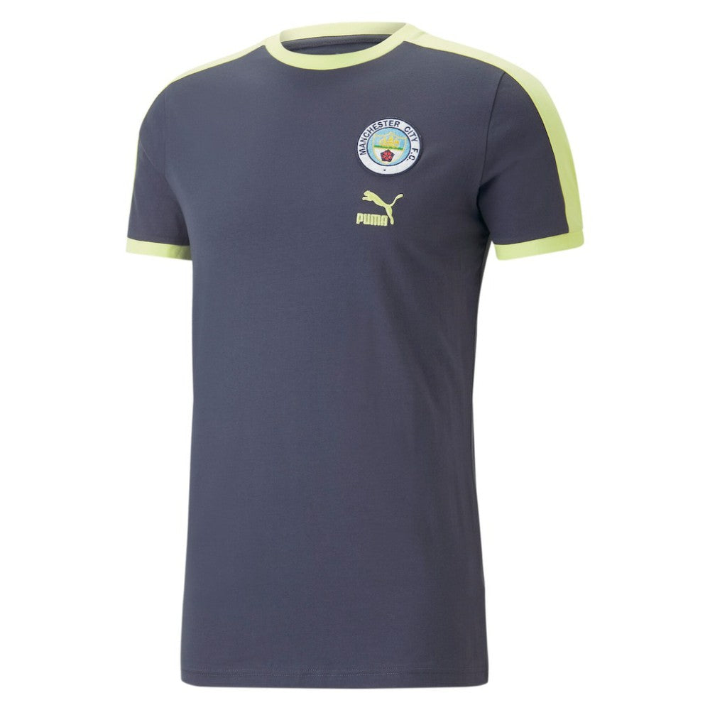 Manchester City ftblHeritage T-Shirt - Navy cheap